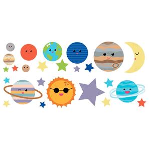 Planeter og stjerner Wallstickers-3