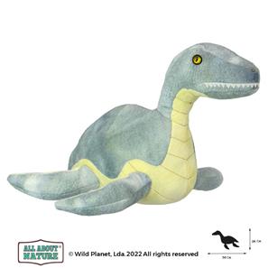 Plesiosaur Dinosaur Bamse 38x26 cm - All About Nature-2