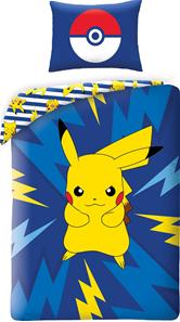Pokemon Pikachu Sengetøj 140 x 200 cm - 100 procent bomuld