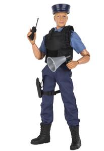Politibetjent Action Figur 30,5cm med tilbehør (Model A)
