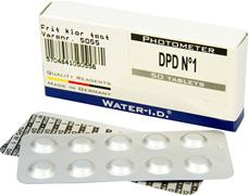 PoolLab Refill DPD No. 1 - 50 stk. Frit Klor tabletter