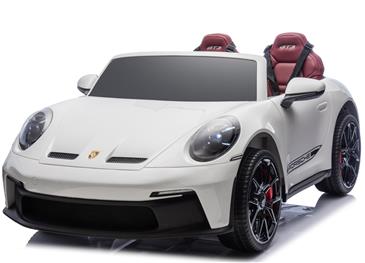 Porsche 911 GT3 Elbil Til børn 21,6V m/Lithium, Gummihjul, Lædersæde