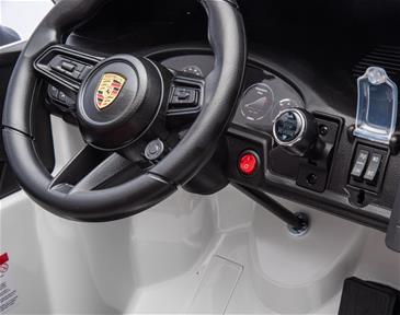 Porsche 911 GT3 Elbil Til børn 21,6V m/Lithium, Gummihjul, Lædersæde-4