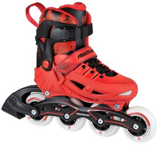 Powerslide Phuzion Universe 4W Red Inliners Rulleskøjter-2