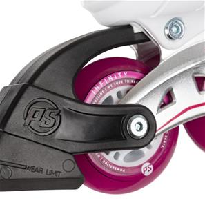 Powerslide Phuzion Universe 4WD Pink Inliners Rulleskøjter-9