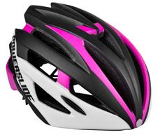 Powerslide Race Attack Pink Hjelm med LED Lys