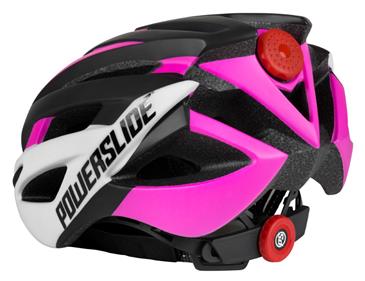 Powerslide Race Attack Pink Hjelm med LED Lys-3