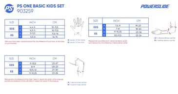 Powerslide One Standard Beskyttelsessæt til børn 3-pak-3