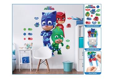 Pyjamasheltene / PJ Masks Kæmpe Figur Wallsticker-2