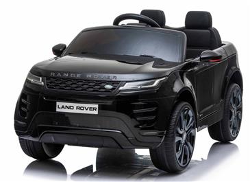 Range Rover Evoque Elbil til børn Sort m/Lithium + 4x12V + Gummihjul-3