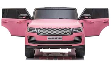 Range Rover Sport 4x4 Elbil til børn Pink m/4x12V + Gummihjul + Lædersæde-2
