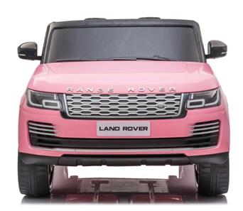 Range Rover Sport 4x4 Elbil til børn Pink m/4x12V + Gummihjul + Lædersæde-3