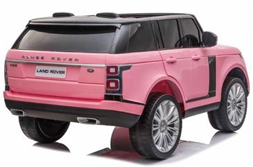 Range Rover Sport 4x4 Elbil til børn Pink m/4x12V + Gummihjul + Lædersæde-5