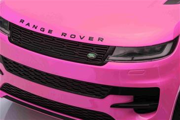 Range Rover Sport Elbil til børn 21,6V Pink m/Gummihjul + Lædersæde-10
