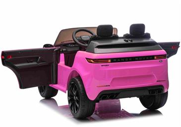 Range Rover Sport Elbil til børn 21,6V Pink m/Gummihjul + Lædersæde-3