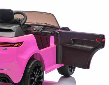 Range Rover Sport Elbil til børn 21,6V Pink m/Gummihjul + Lædersæde-5