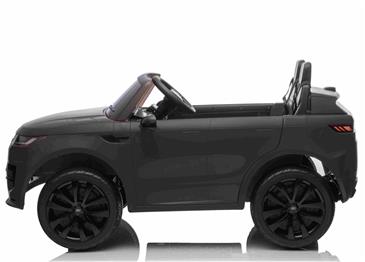 Range Rover Sport Elbil til børn Sort m/Lithium + Gummihjul + Lædersæde-3