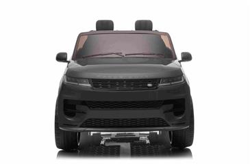Range Rover Sport Elbil til børn Sort m/Lithium + Gummihjul + Lædersæde-7