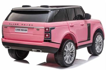 Range Rover Sport XL Elbil til børn Pink m/Lithium + Gummihjul + Lædersæde-5