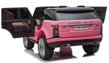 Range Rover Sport XL Elbil til børn Pink m/Lithium + Gummihjul + Lædersæde-6