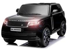 Range Rover  Vogue 24V Sort m/2x24V + Gummihjul + fjernb