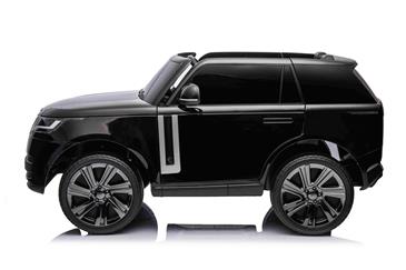 Range Rover  Vogue 24V Sort m/2x24V + Gummihjul + fjernb-10