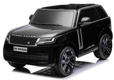 Range Rover  Vogue 24V Sort m/2x24V + Gummihjul + fjernb-6