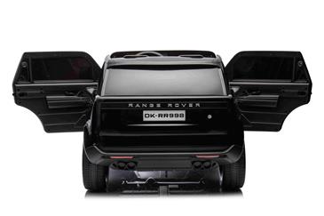 Range Rover  Vogue 24V Sort m/2x24V + Gummihjul + fjernb-7