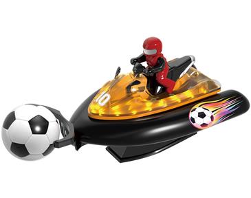 RC Fodbold Motorbåd 2.4G med Lys & Vandsprøjt – Orange
