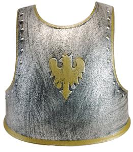 Ridder Børnebrynjen med ørn og stropper, 32 x 31 cm-3