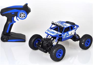 Rock Rover Fjernstyret 4WD Crawler 1:18 2.4G, Blå-3