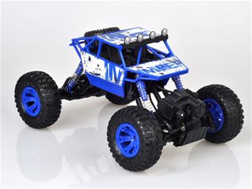 Rock Rover Fjernstyret 4WD Crawler 1:18 2.4G, Blå-4