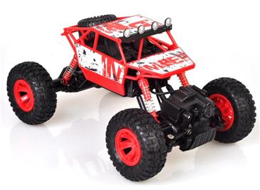 Rock Rover Fjernstyret 4WD Crawler 1:18 2.4G, Rød-3