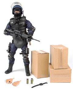 S.W.A.T. Cover Man Politi Action Figur Delux pakke 30,5cm