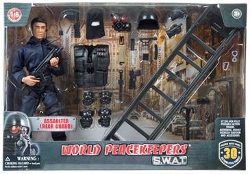 S.W.A.T. Rear Guard Politi Action Figur Delux pakke 30,5cm-2