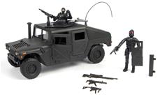 S.W.A.T. Humvee inkl. tilbehør og 2 figurer 1:18