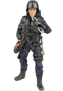 S.W.A.T. Pick-up Man Politi Action Figur 30,5cm