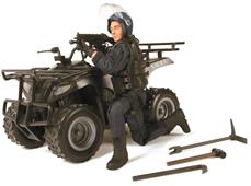 S.W.A.T. Politi ATV + Action Figur 30,5cm