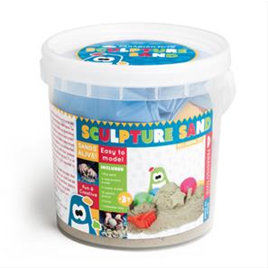 Sandskulpturer (1300g formbart sand og borg forme)