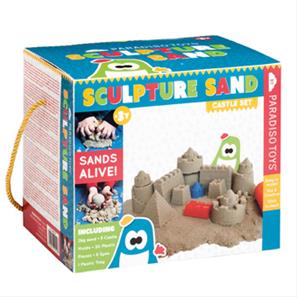 Sandskulpturer 2kg formbart legesand + borgforme