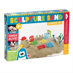 Sandskulpturer (Lære sæt med 1kg formbart sand)