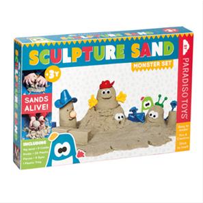 Sandskulpturer (Monster sæt med 1kg formbart sand)