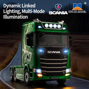 Scania 770 S V8 Fjernstyret Lastbil 1:18 19CH 2.4G-12
