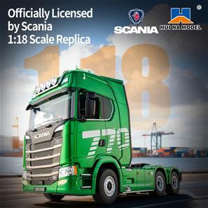 Scania 770 S V8 Fjernstyret Lastbil 1:18 19CH 2.4G-4