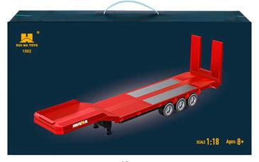 Scania Flad Sættevogn Trailer 1:18 – Grøn-2