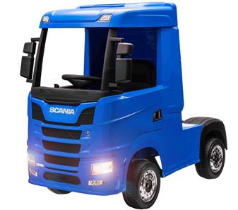 Scania R EL lastbil til børn m/4xMotor, 2.4G, Lædersæde, Gummihjul