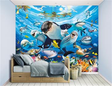 Sea Adventure / Under havet tapet 243 x 305 cm