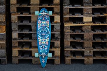 Playlife Longboard Seneca Skateboard-3