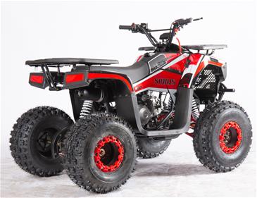 Sirius ATV 125CC m/3+1 Gear Sort/Rød 8''-5