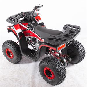 Sirius ATV 125CC m/3+1 Gear Sort/Rød 8''-6